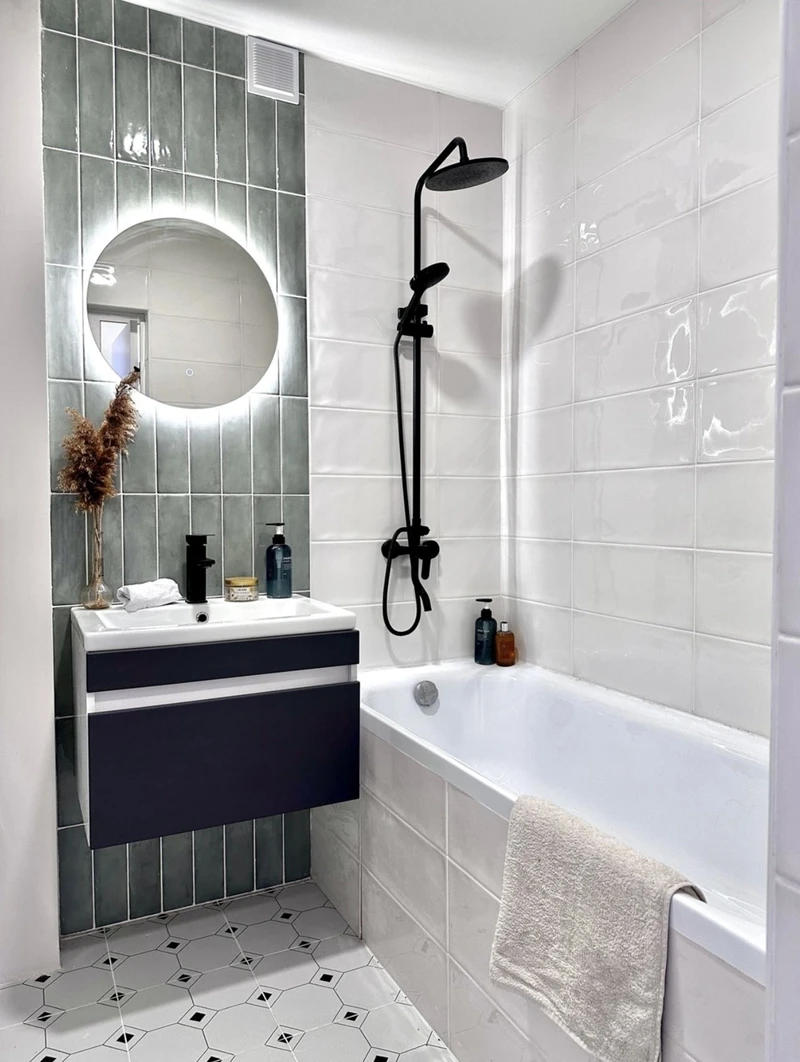 бюджетный ремонт ванной комнаты своими руками