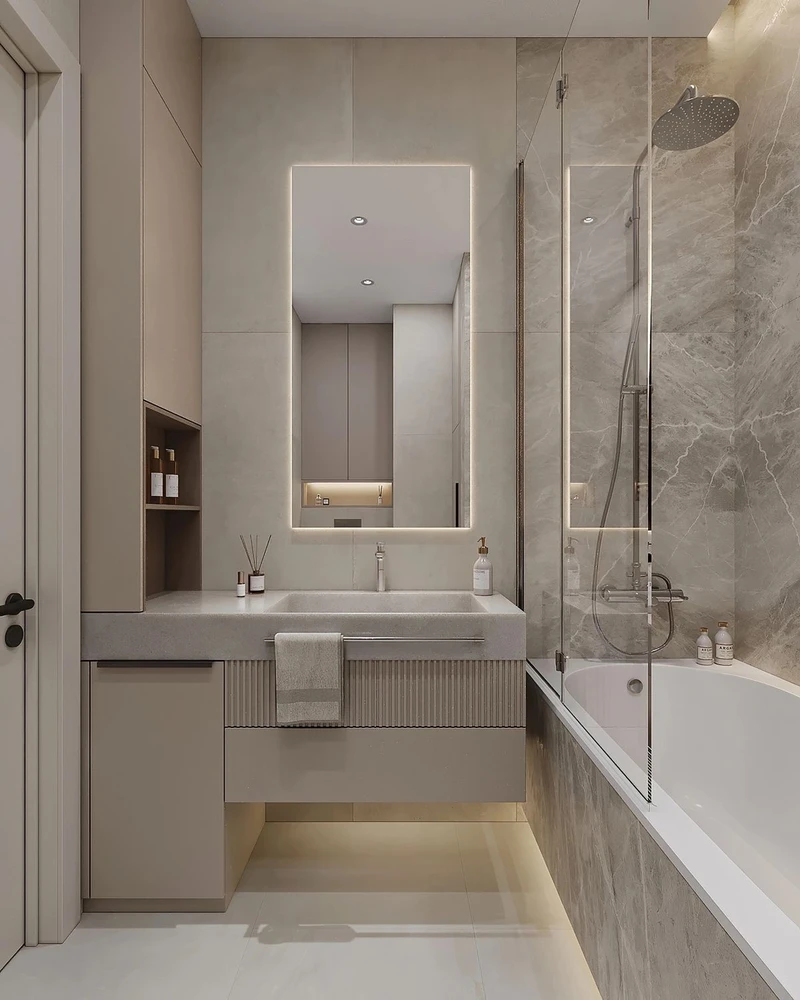 дизайн функциональной ванной