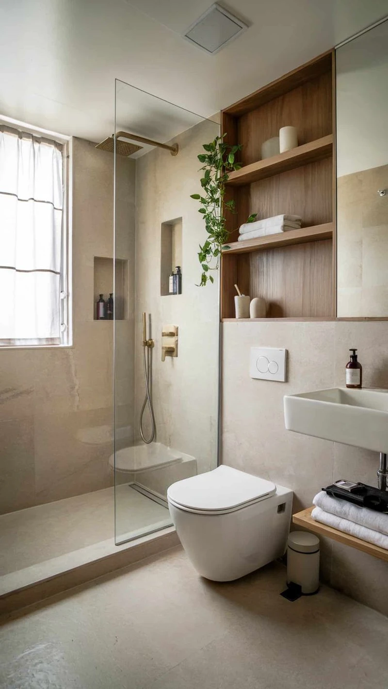 ванная в стиле джапанди