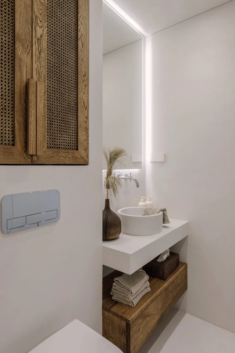 ванная комната в стиле джапанди