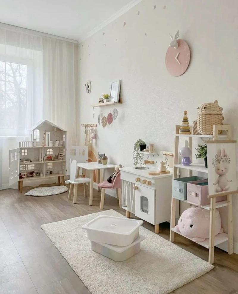 детская в светлом оттенке