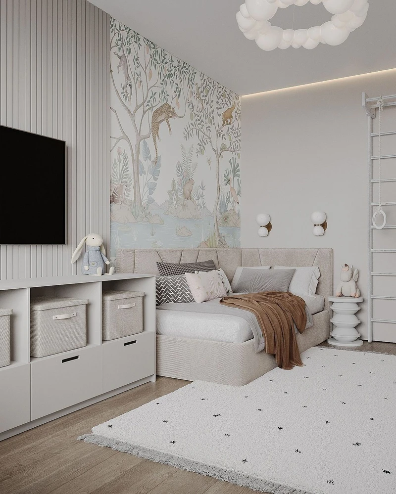 стильная комната для девочки 6 лет