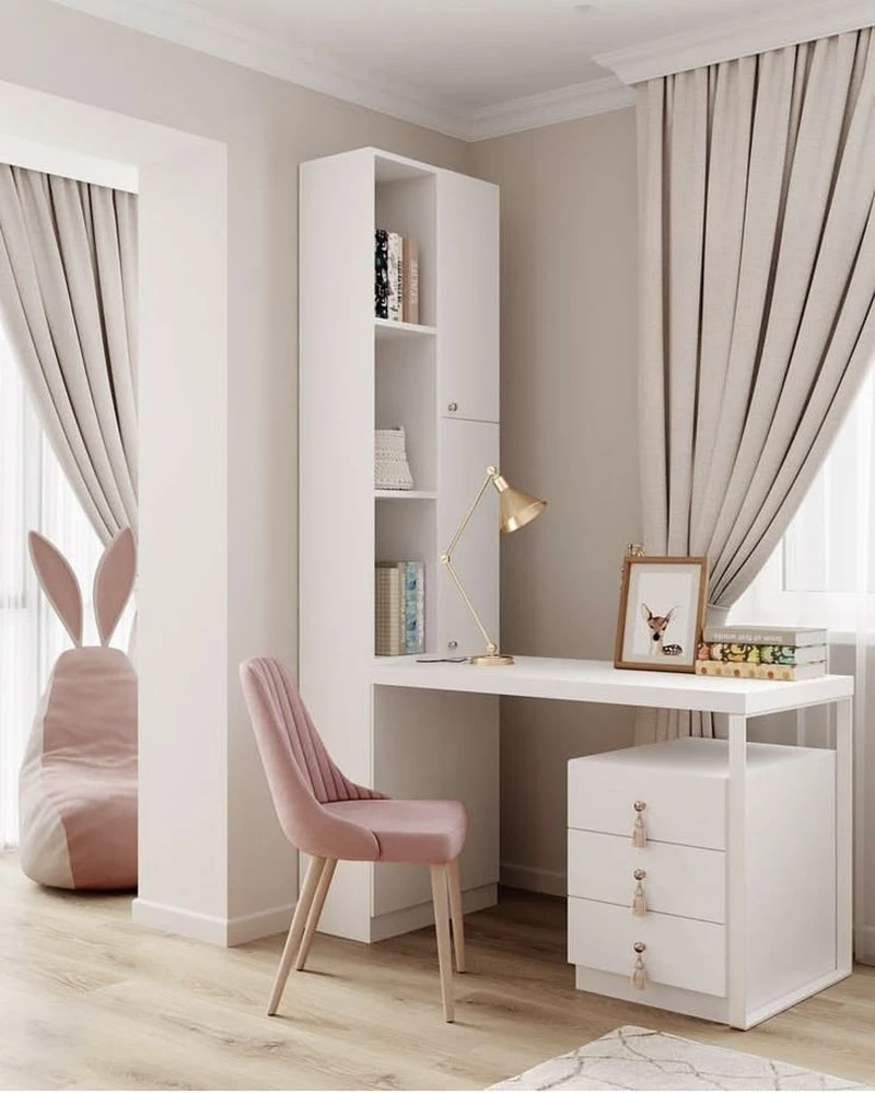 современный дизайн детской комнаты для девочки