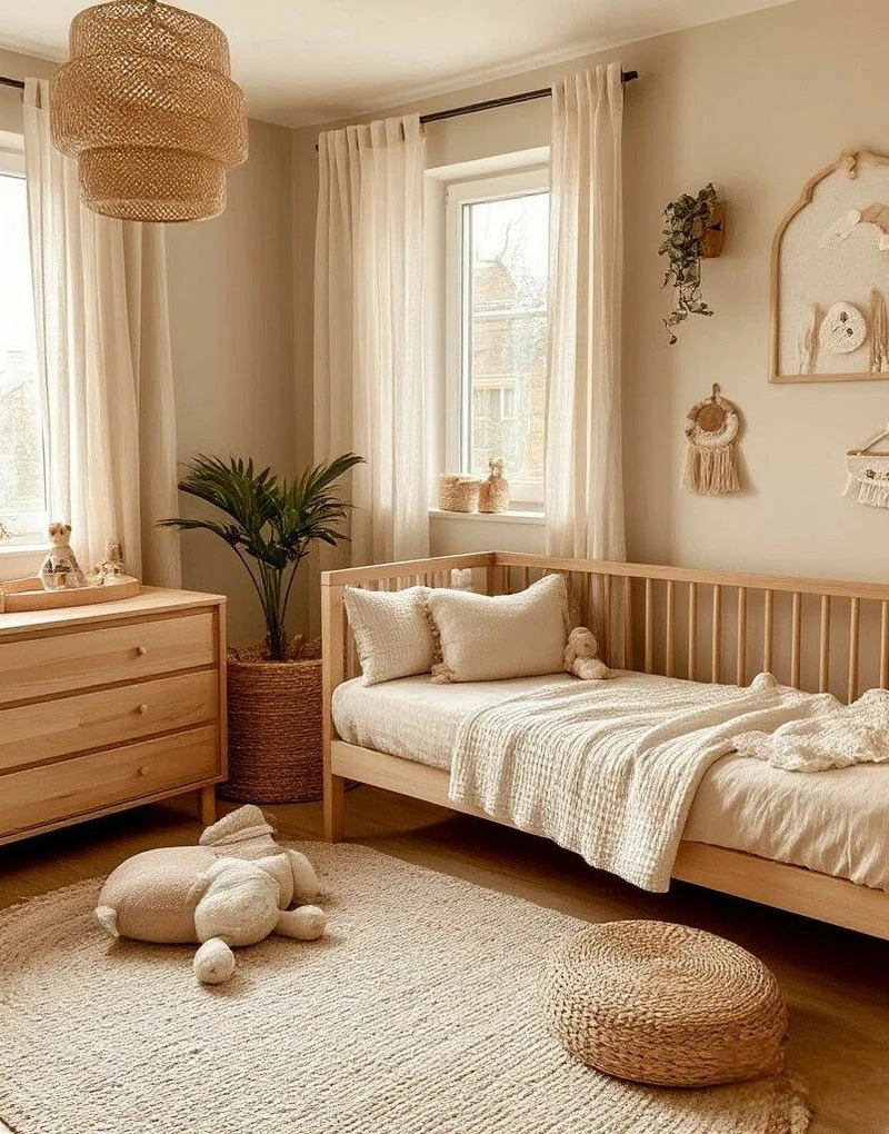 дизайн комнаты в эко стиле