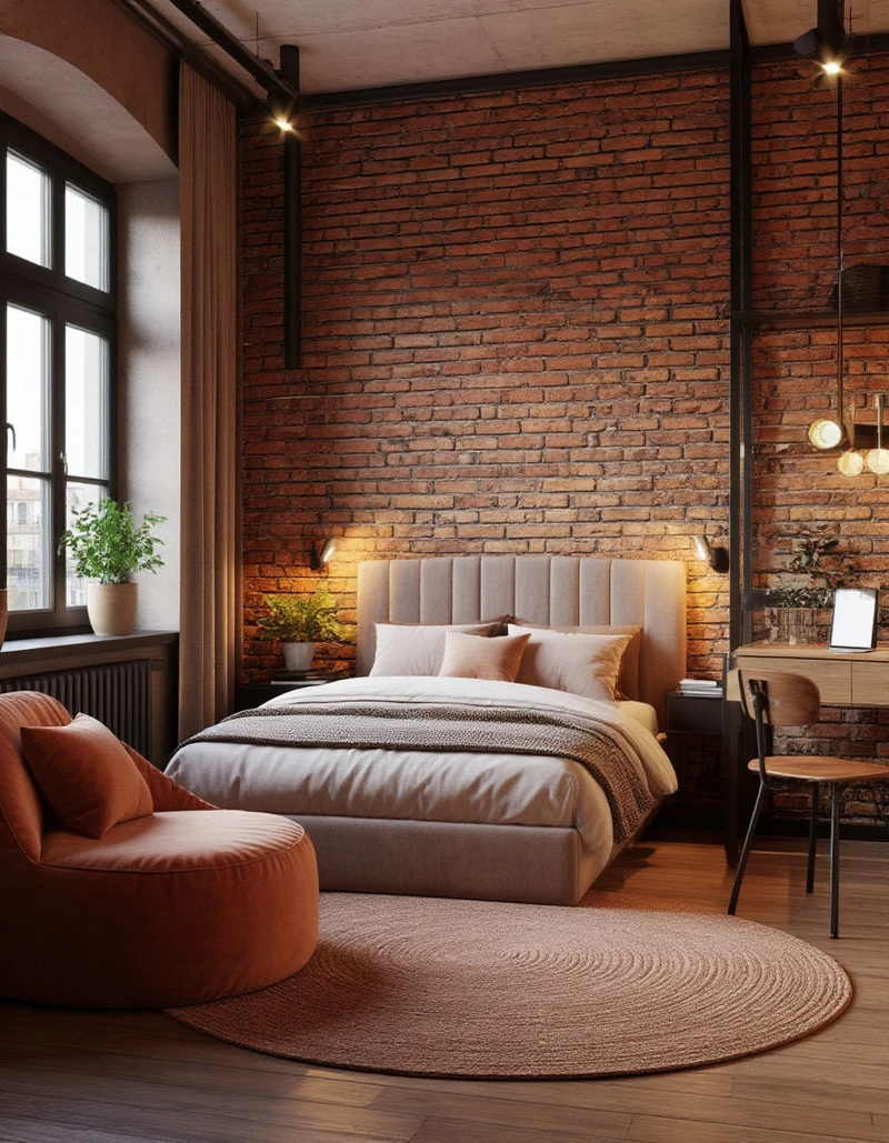 комната для ребенка в лофт стиле