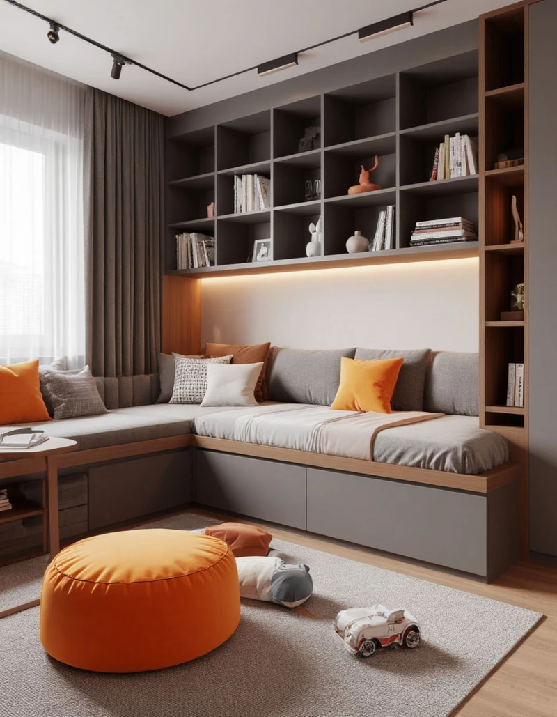 детская с акцентным декором