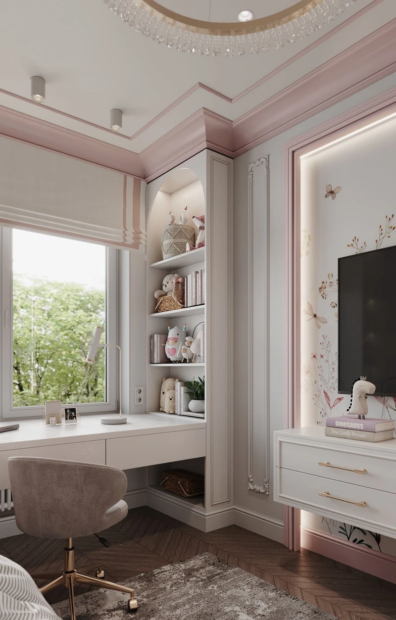 комната для девочки в стиле модерн