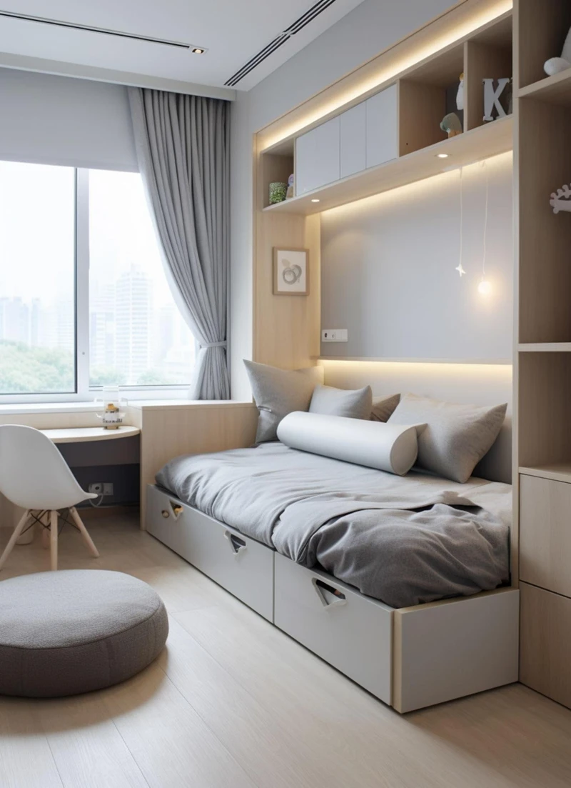 встроенная кровать