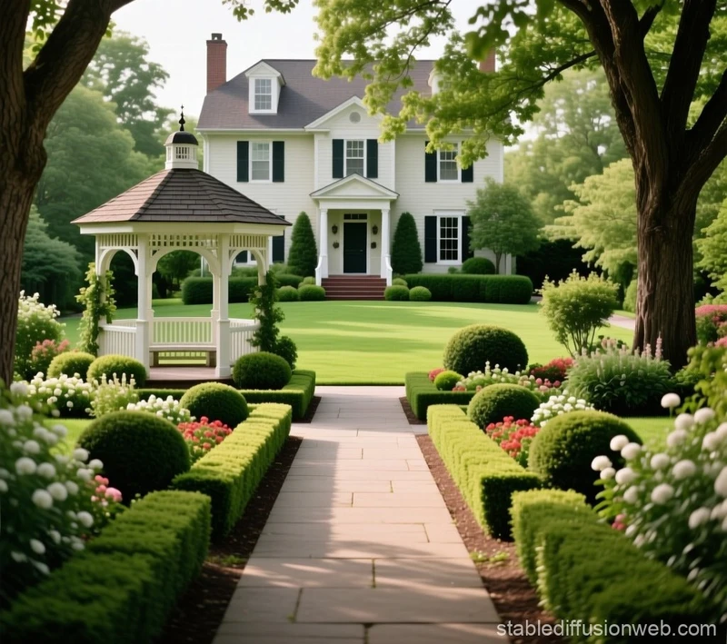 создание дома в Stable Diffusion