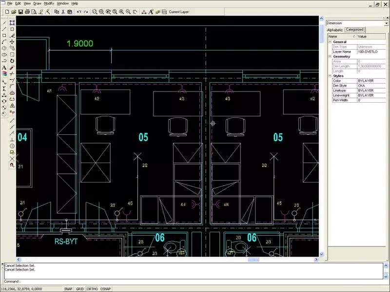 Интерфейс A9CAD