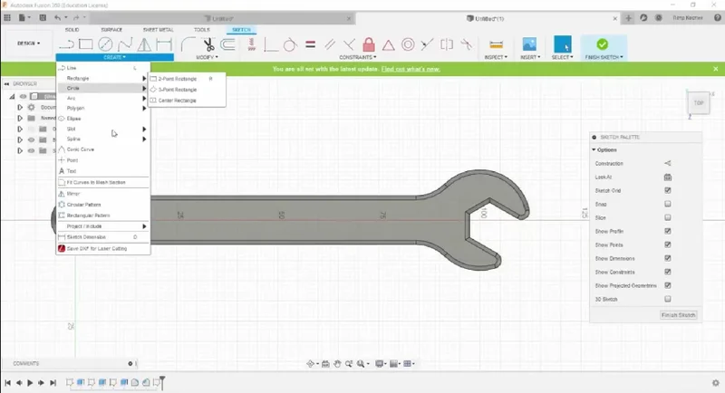 Интерфейс Fusion 360